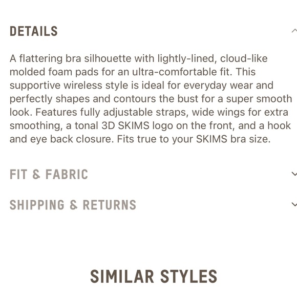 SKIMS Wireless Form T-Shirt Demi Bra - Picture 8 of 9